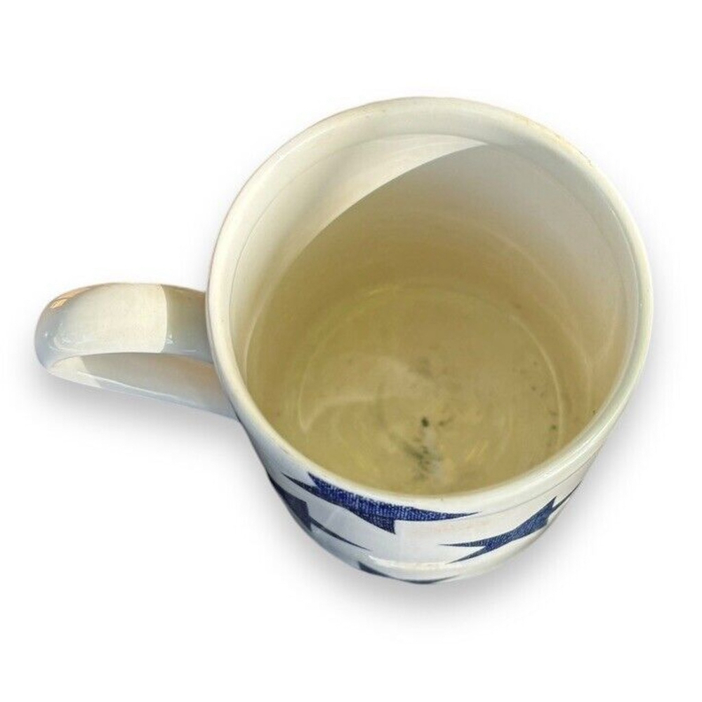Vtg Royal Stafford BLUE STARS ALL OVER Coffee Mugs - Picture 4 of 4